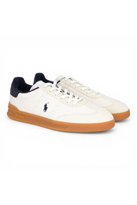 Sneaker uomo Polo in pelle colore bianco. POLO RALPH LAURENT | 809P06951-001-